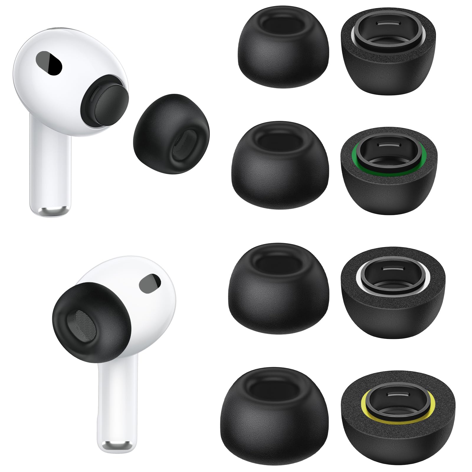 Amazon | SAYAFAN メモリーフォームイヤーチップ Airpods Pro 3用