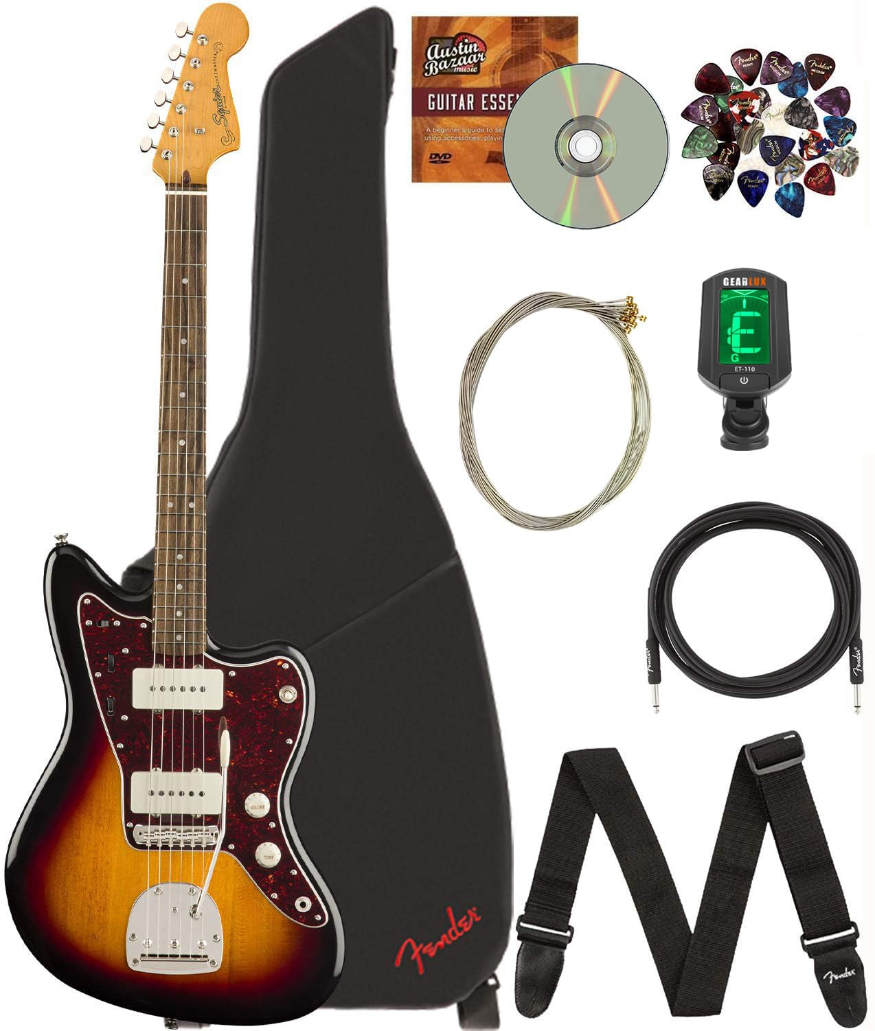 Amazon.com: Fender Squier Classic Vibe '60s Jazzmaster - 3-Color