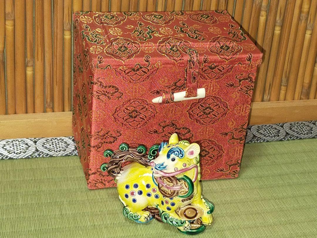 Amazon.co.jp: ◎◎蔵くら◎ 台湾 交趾陶 交趾焼 陶 箱付き ◎ 240116