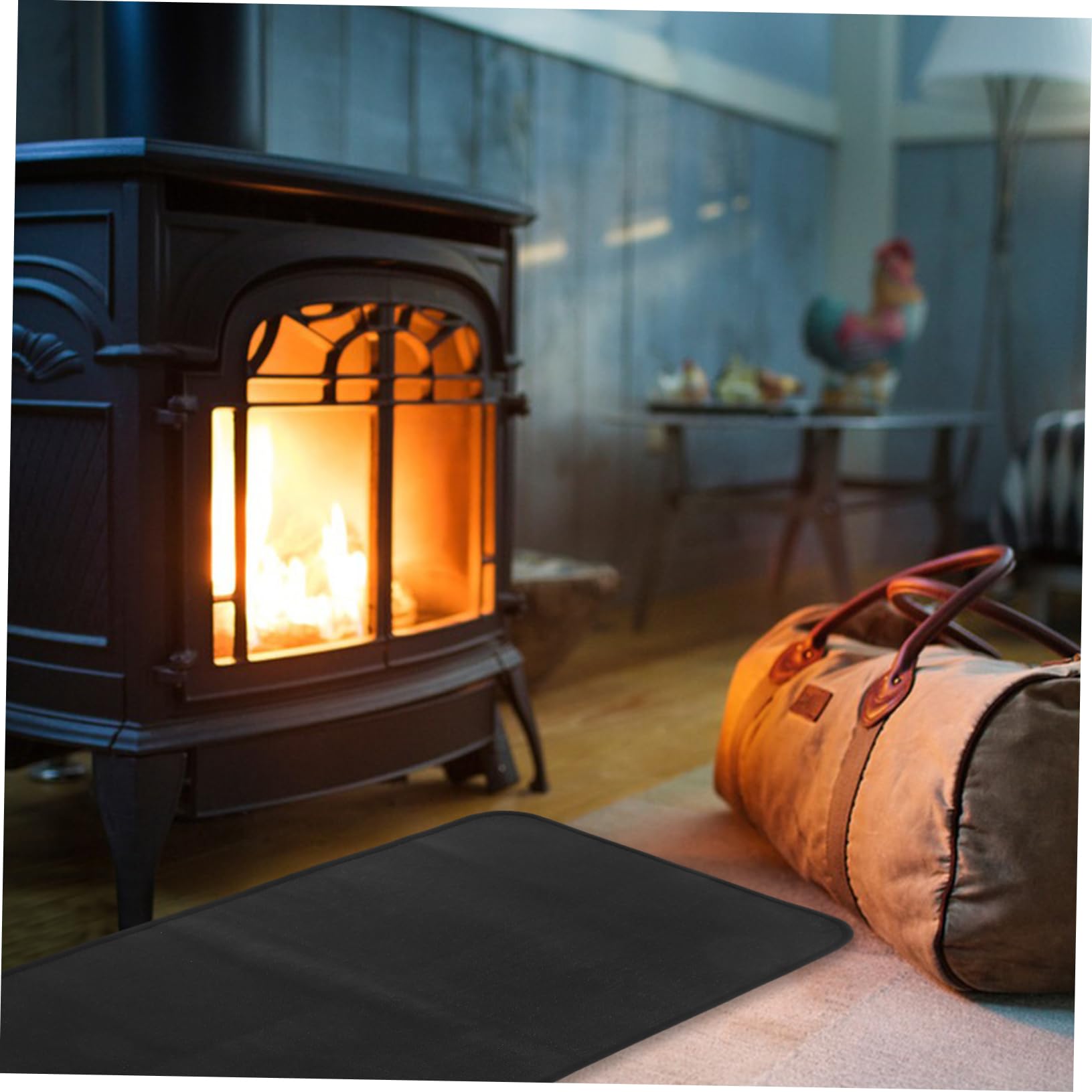 Toddmomy Grillmatte für Outdoor Bereich Feuerfeste Bodenschutzmatte für Grill und Terrasse Hitzebeständig Leicht Schutz Dicke BBQ Zubehör