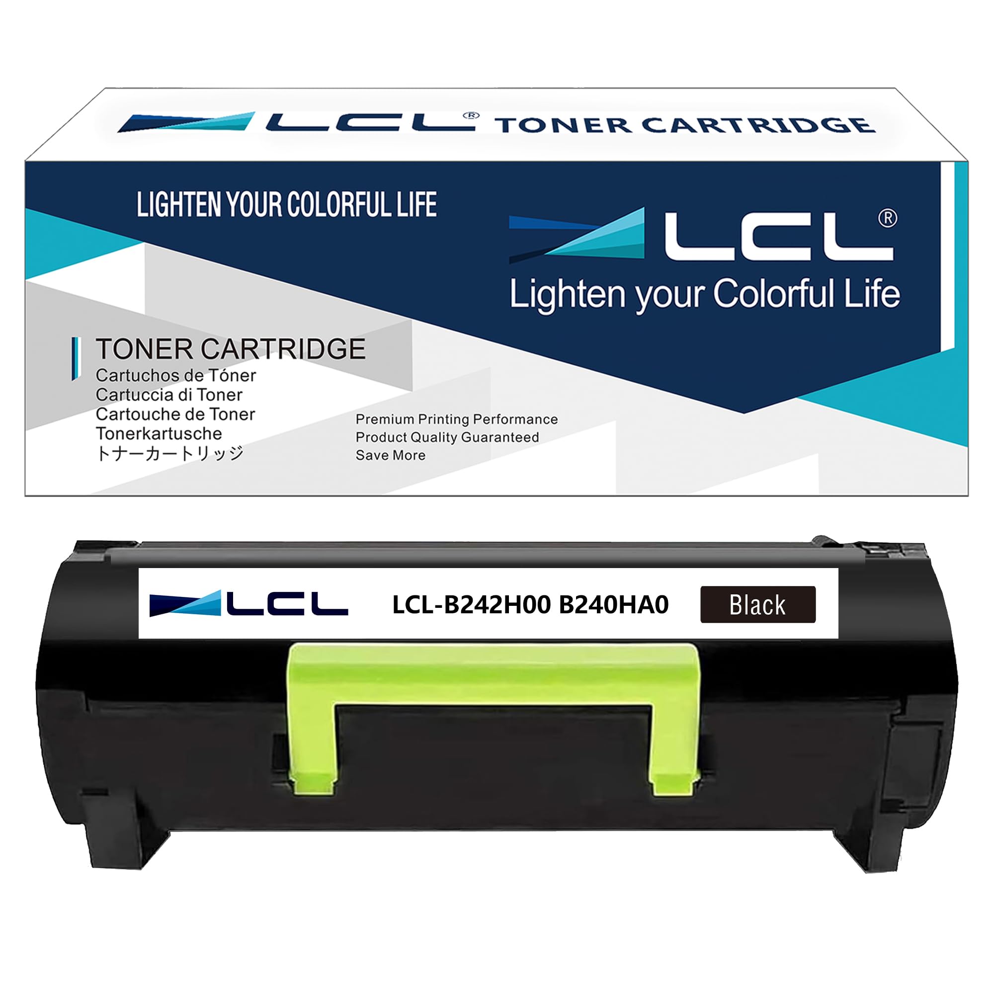 LCL B242H00 czarny wkład z tonerem High Yield kompatybilny z Lexmark B242H00 B240HA0 zamiennik do B2442 B2442dw B2546 B2546dw B2650 B2650dn B2650dw MB2442 MB2442 MB2442 adwe adwe MB25546 MB2546ade (1
