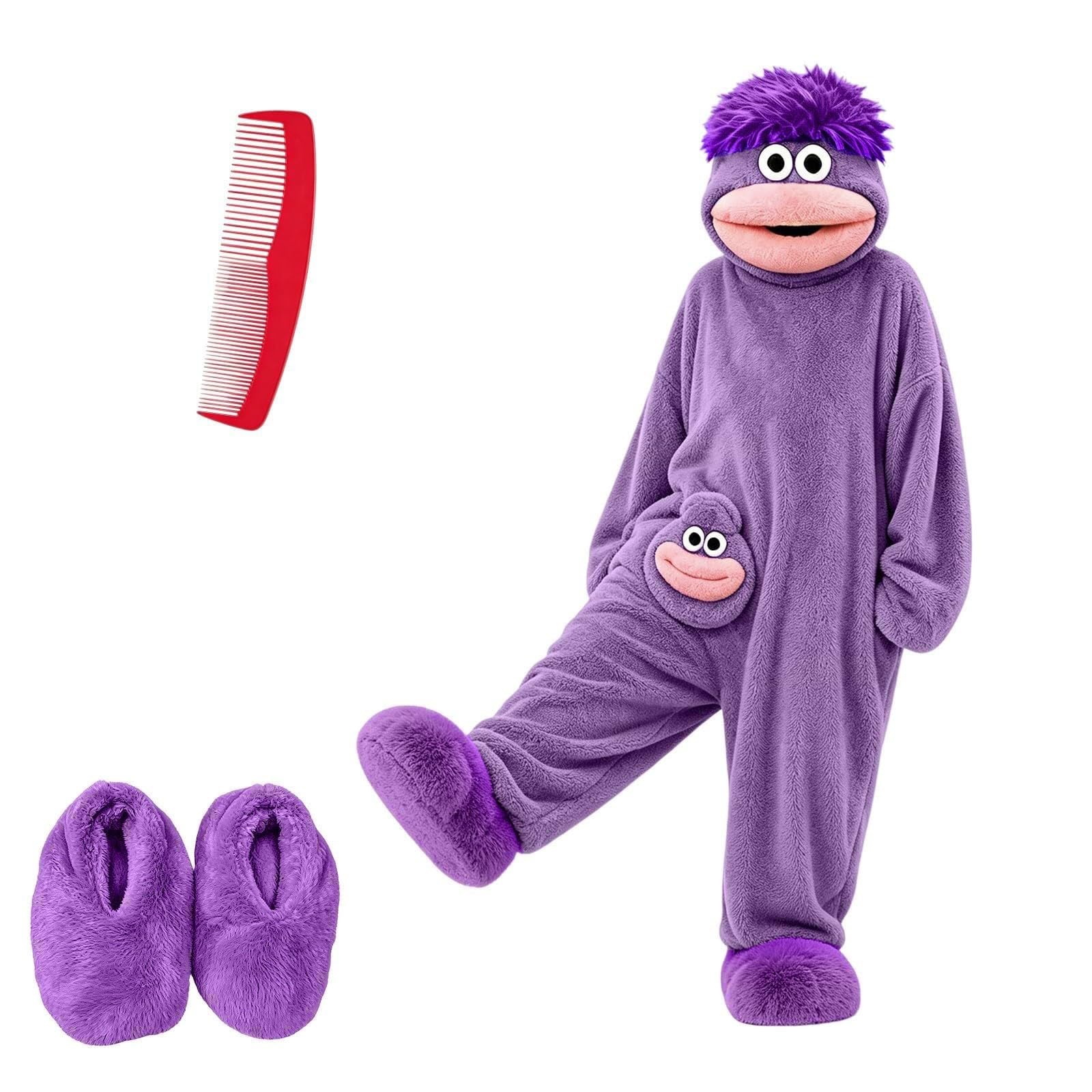 Big Mouth Monster Hoodies for Men UK Adult Funny Pajamas Cute — image 1
