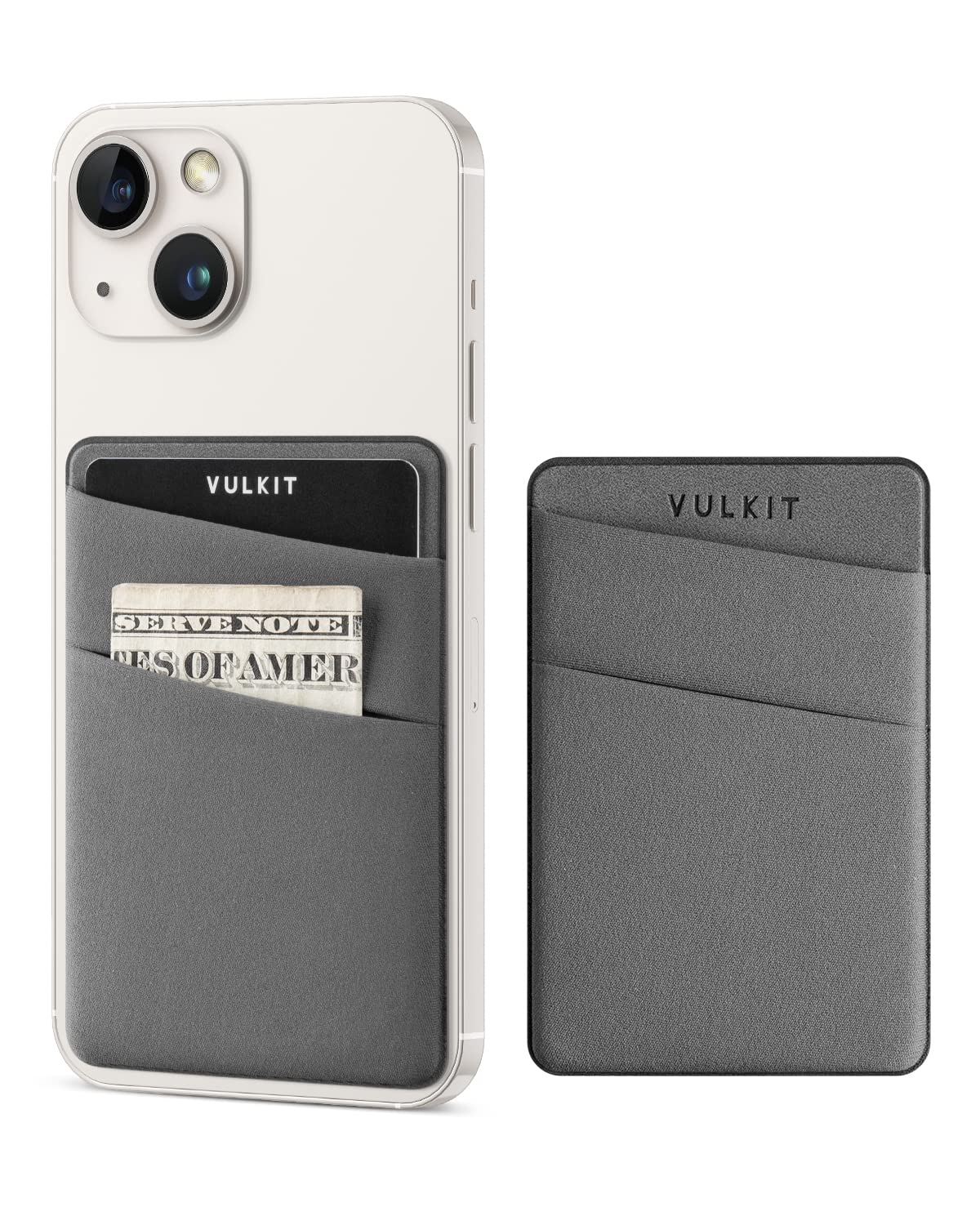 Amazon.com: VULKIT Phone Card Holder Slim Elastic Adhesive Phone Wallet  Credit Card Sleeves Sticker for Back of Smartphone(Grey) : Cell Phones &  Accessories
