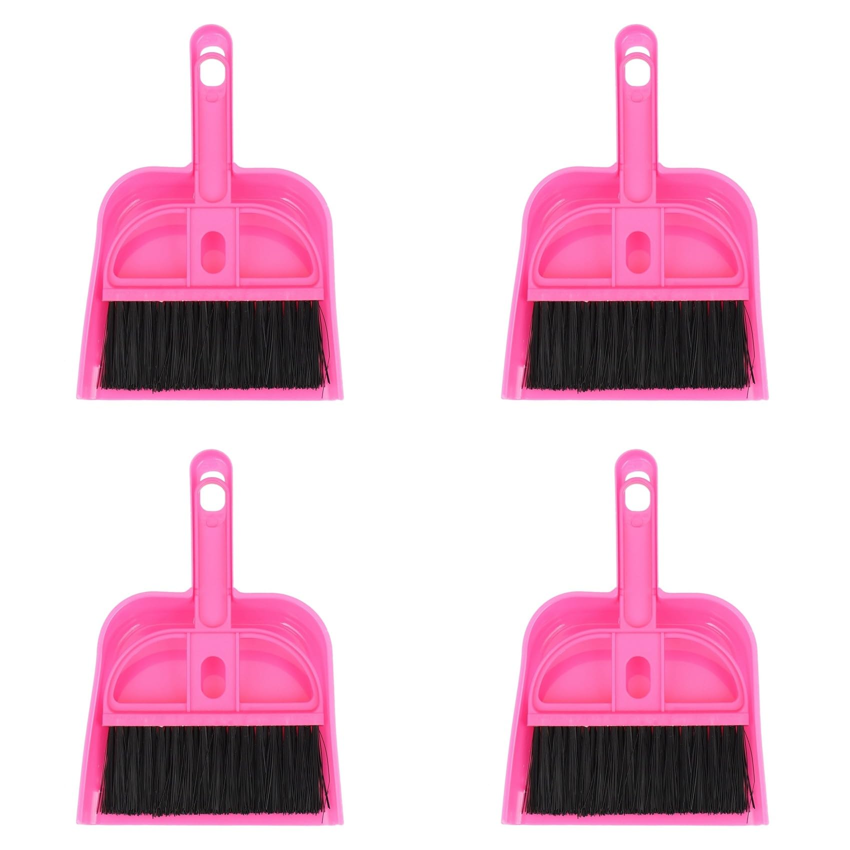 Hndhbfgrt 4X Mini Car Keyboard Cleaning Whisk Broom Dustpan Set