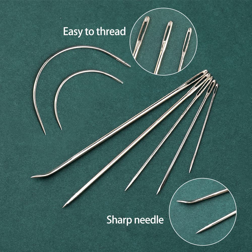 Lot De 2 Rouleaux De Fil à Coudre Pour Cuir - Avec Aiguille