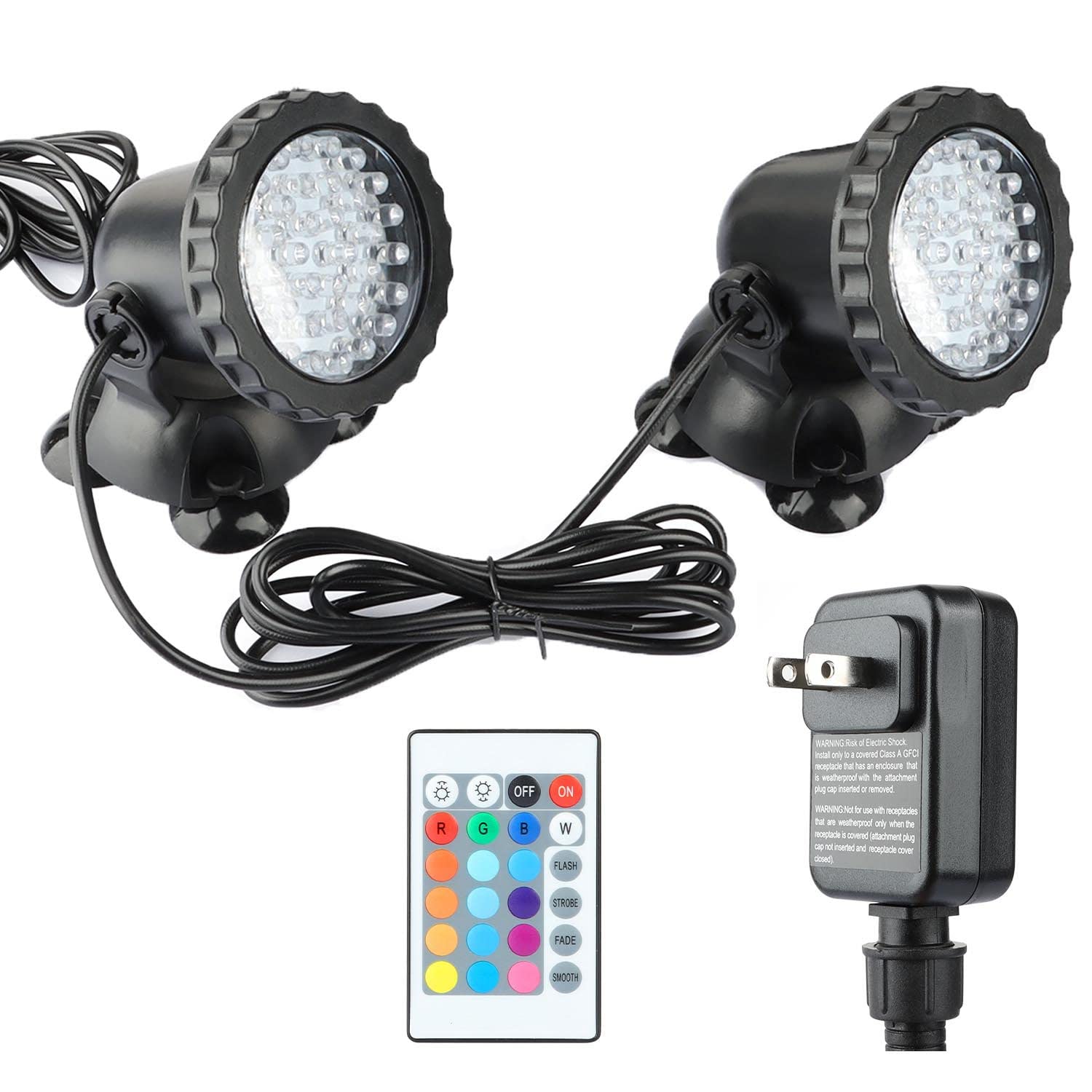 Pond Lights, ?Color Changing Underwater Lights, RGB Submersible LED