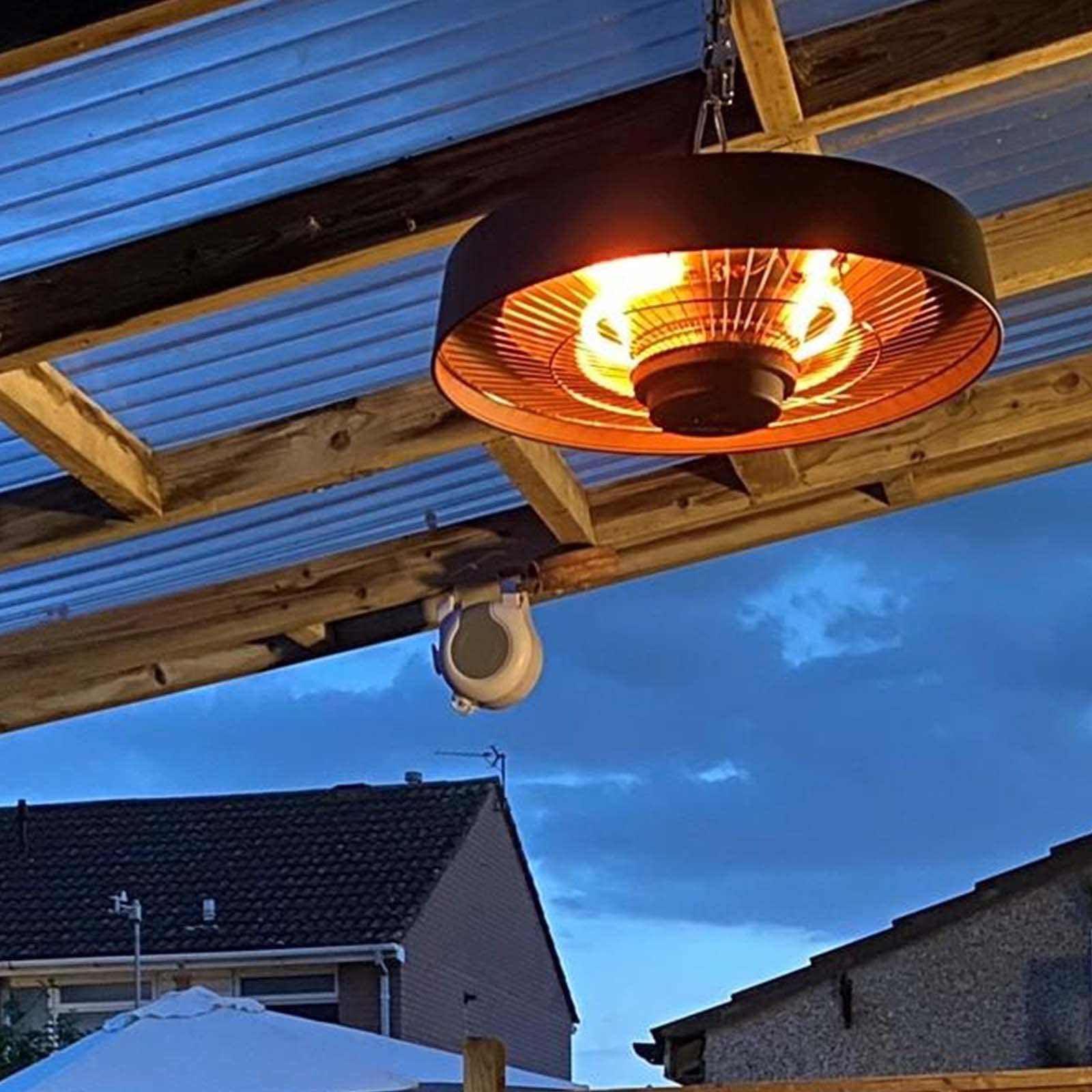 KEKAI Grzejnik Podczerwień halogenowy Sufit Top Design 2000W c/Control Marka