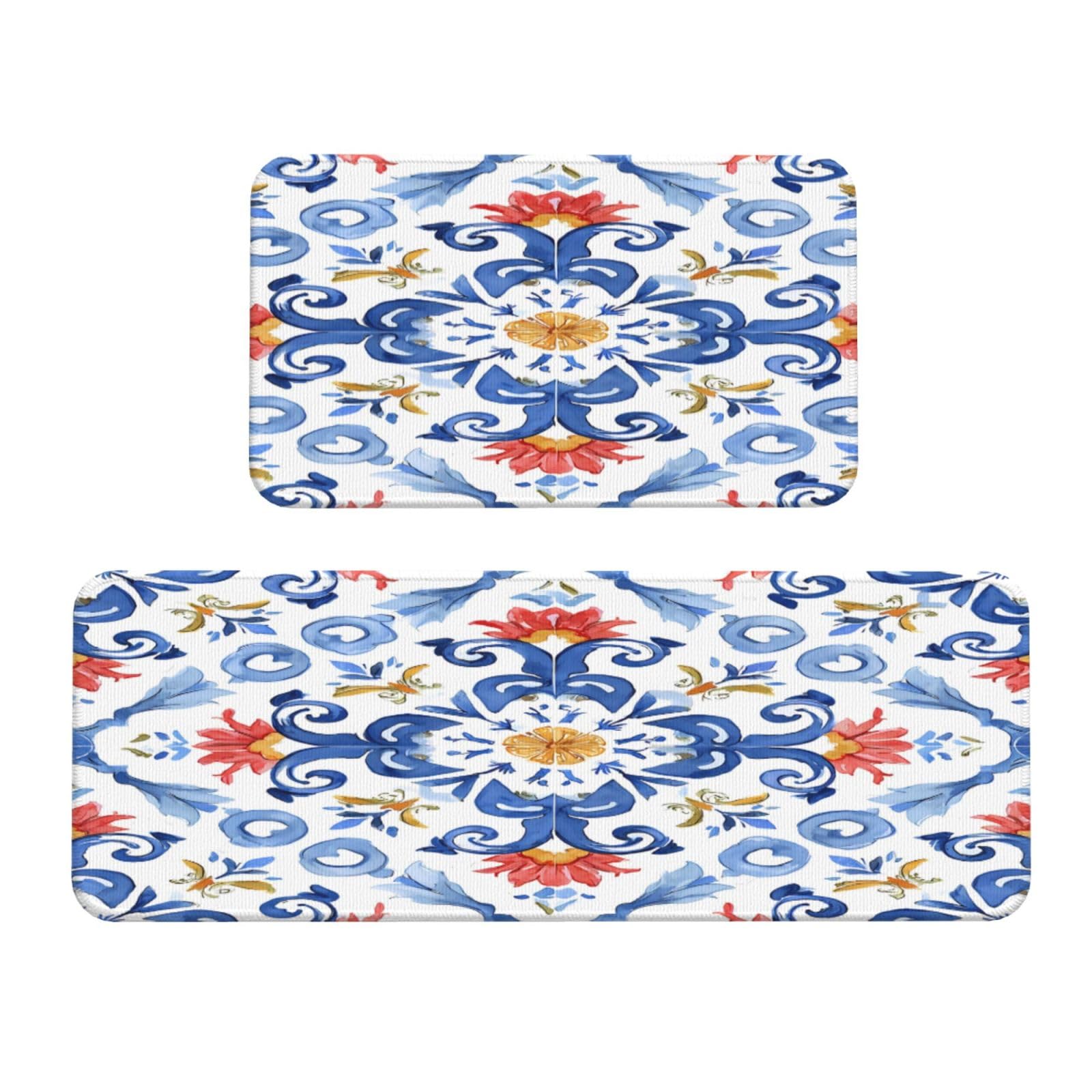 Tapetes de cocina antideslizantes Ginfult alfombras de ceramica absorbentes juego de 2 para baño