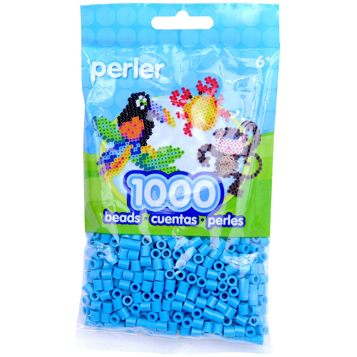 Perler Beads Fuse Beads for Crafts, 1000pcs, Turquoise