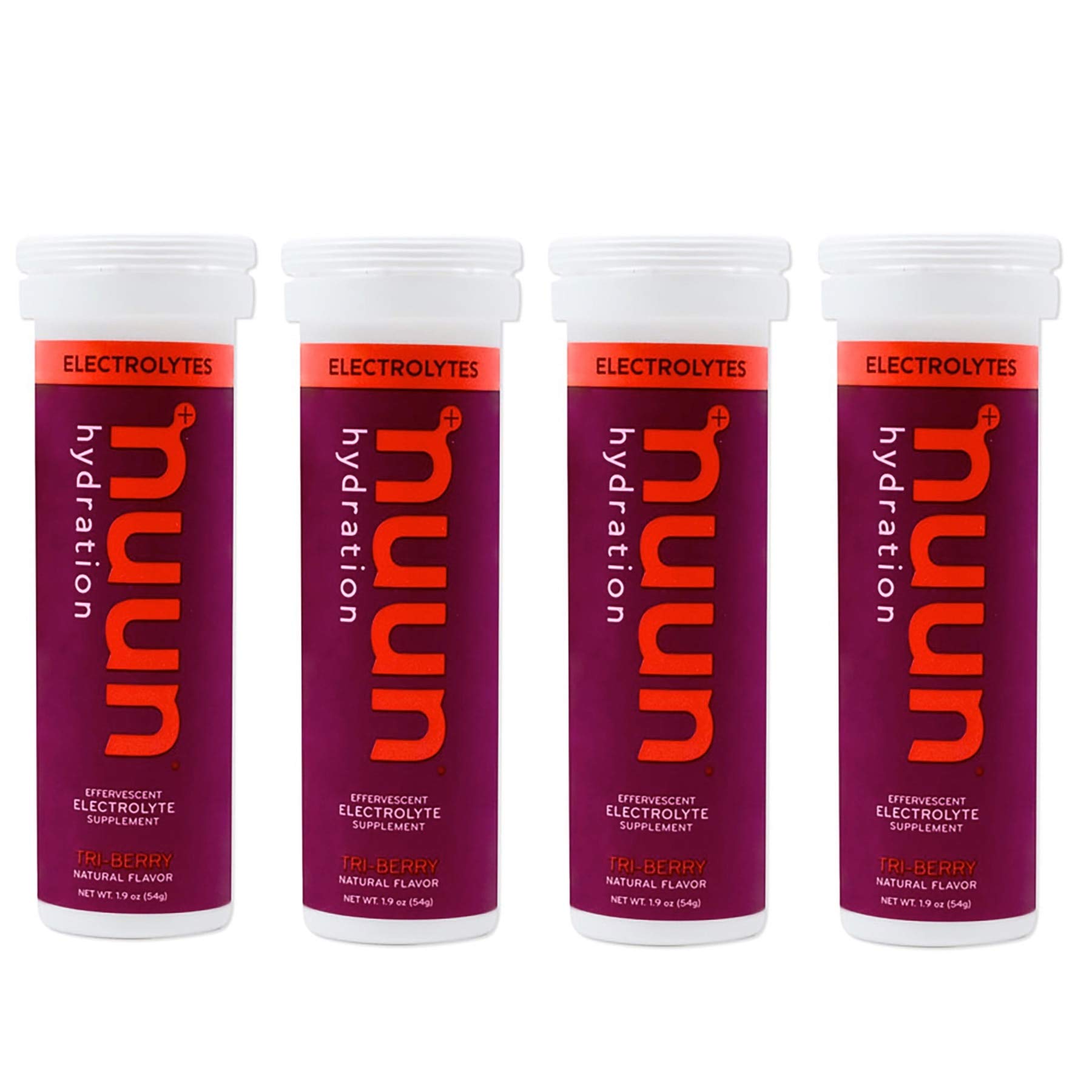 nuun Hydration TriBerry Electrolyte Enhanced Drink Tabs (4Pack of 10