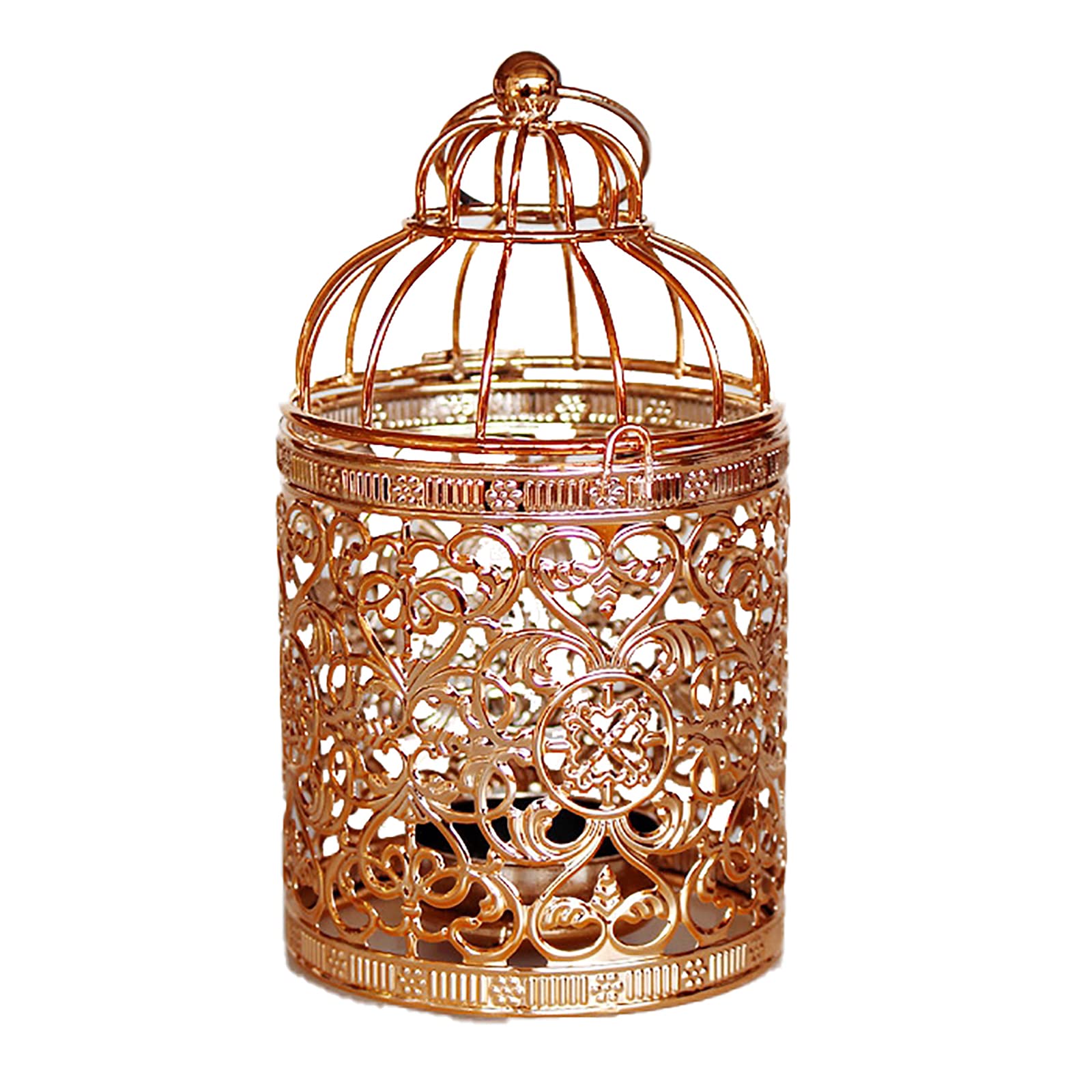 Lanterne decorative, lanterne decorative, gabbia per uccelli in metallo, scavata, decorativa, lanterna da giardino, gabbia per uccelli, portacandele in ferro, lanterna sospesa, lanterna sospesa