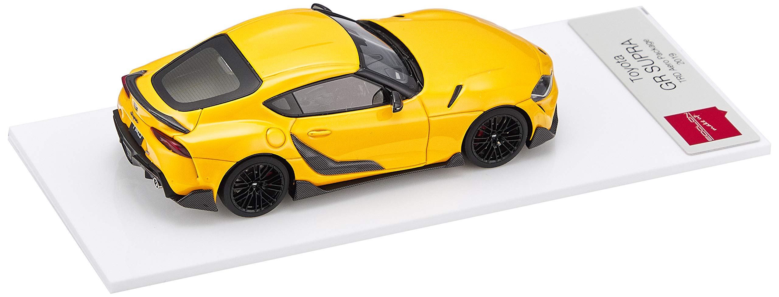 Toyota GR SUPRA RZ 2019 イエロー 1/64makeup製 Toyota Supra GR in Yellow 1:64 Resin model by ATOZ – Big Boy Toys