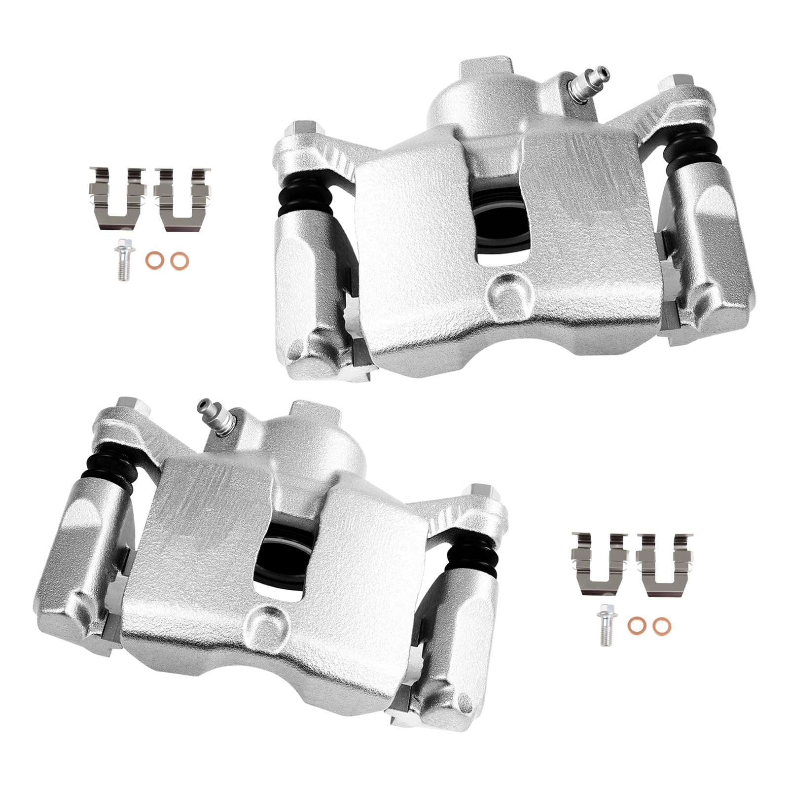 cciyu Rear Left &amp; Right Disc Brake Calipers With Bracket 18B4644A 18-B4645A