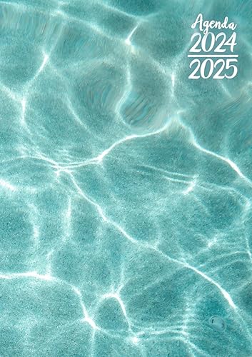 Agenda Scolaire 2024 2025: Eau Douce | Journalier (une page par jour) | 12x17 cm | Format A5 | Couverture souple | sept 2024 – juil 2025 | Collège et Lycée | Sport | Piscine | Natation
