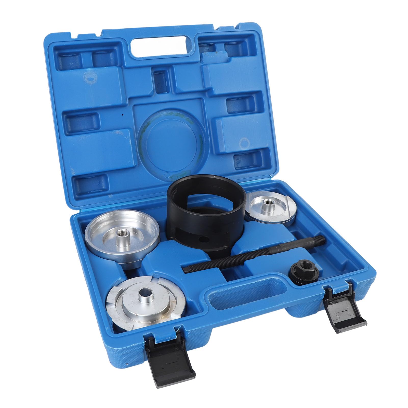 Dilwe Narzędzie do Tulei Ramy Pomocniczej Tylnego Zawieszenia Metalowa Tuleja Zawieszenia Tylnego do Demontażu Zestaw Narzędzi Instalacyjnych 6 Sztuk dla X5 E53 1999 2007 Naprawy Garażu i Mechaniki