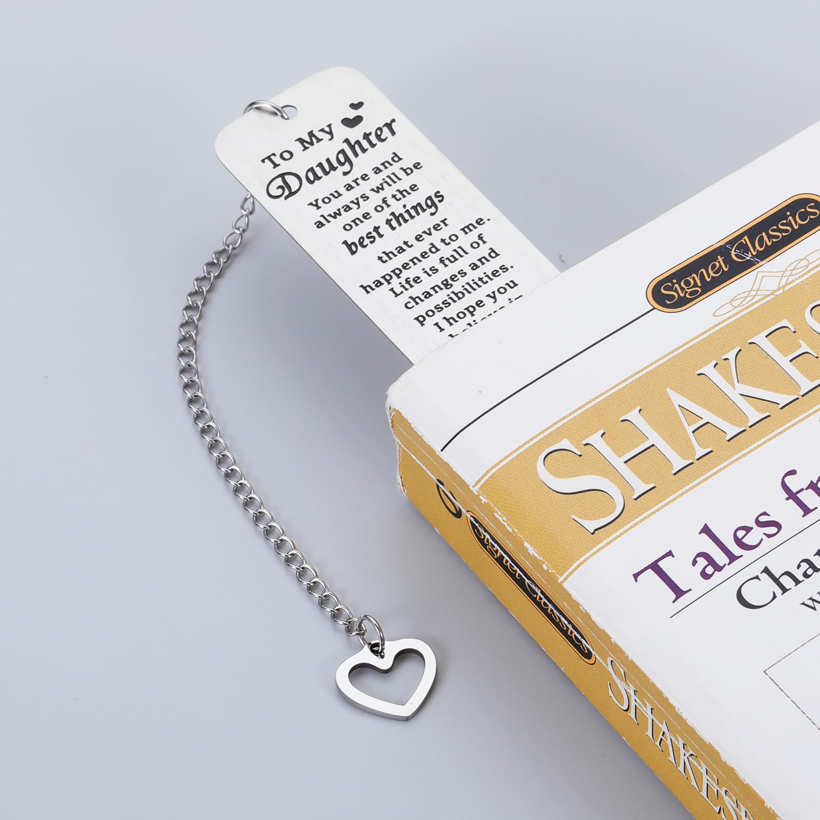 Geschenk Für Tochter – Gravierter Taschenspiegel Mit Spruch „To My Daughter“, Roségold, Faltbar