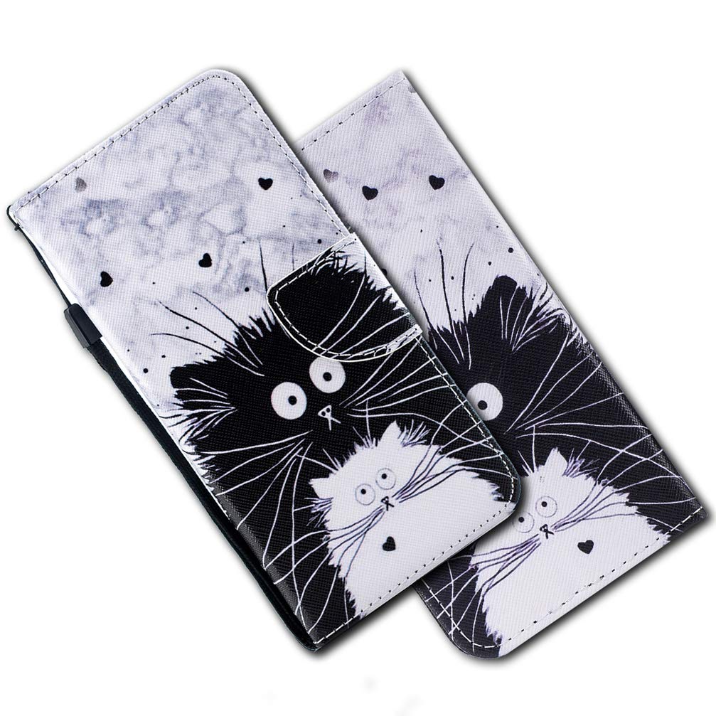 MRSTER Premium Leather Case for Samsung Galaxy Note 8, Durable Lightweight Classic Designed PU Leather Wallet Case Cover for Samsung Galaxy Note 8.HX Cute Totoro