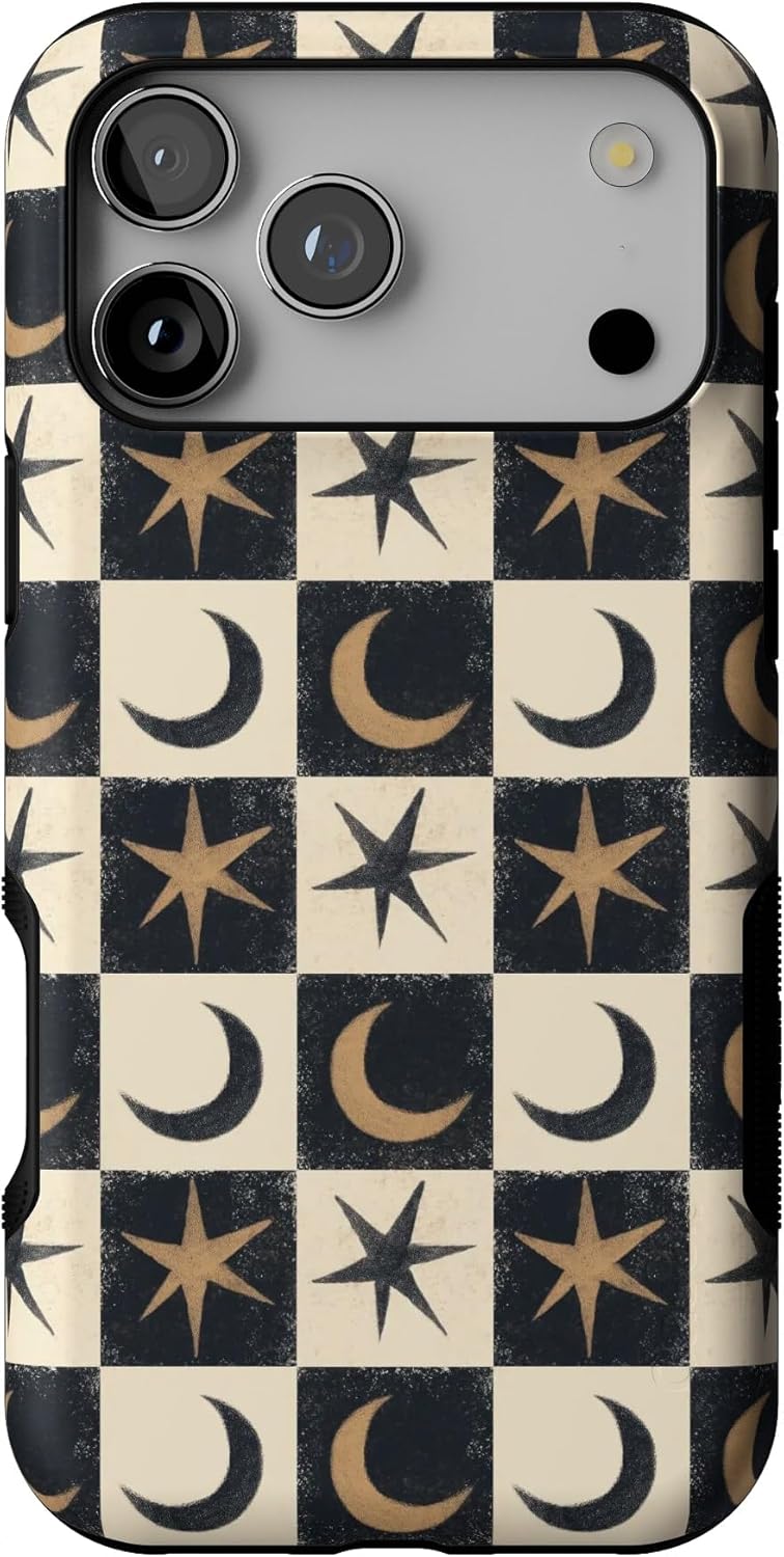 Casely iPhone 17 Pro Max Case | Mystic Moonstar | Black Celestial | Bold Protective Design | MagSafe Compatible Design