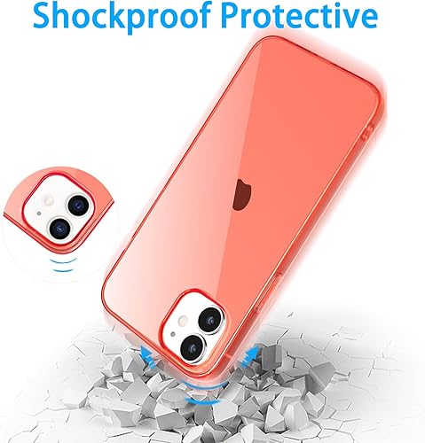 Miniatura 6 de JJGoo Funda compatible con iPhone 12 y 12 Pro, transparente, suave, transparente, a prueba de golpes, delgada funda protectora para teléfono de 12 y