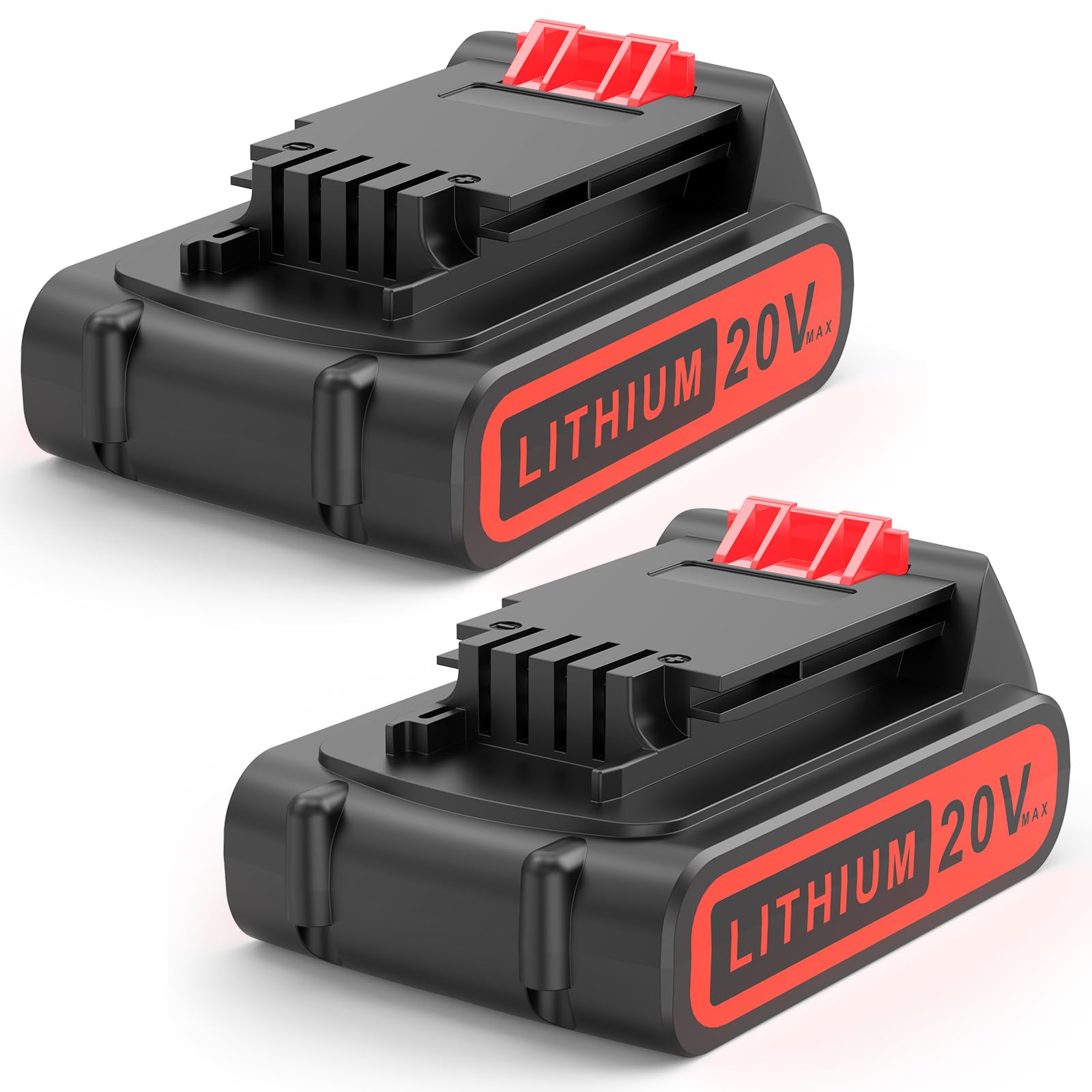 2 Pack LBXR20 Battery Replacement for Black&Decker 20V Max 3.5Ah Lithium Batteries Compatible with LB20 LBXR20 LB2X4020 DCDMT120 Cordless Power Tools