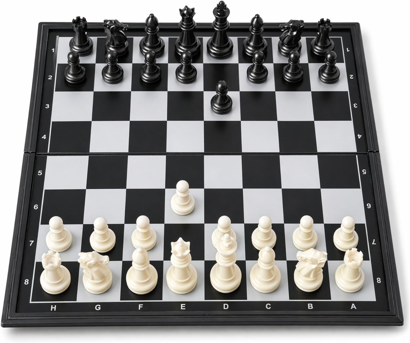 Travel Chess Set Magnetic Portable Folding Chess Board (Medium / 9.7 Inch)