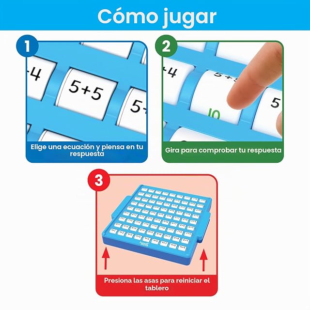 Foto 2 de 7 de Learning Resources, Tablero Interactivo de Operaciones de matemáticas para sumar, aprende a sumar