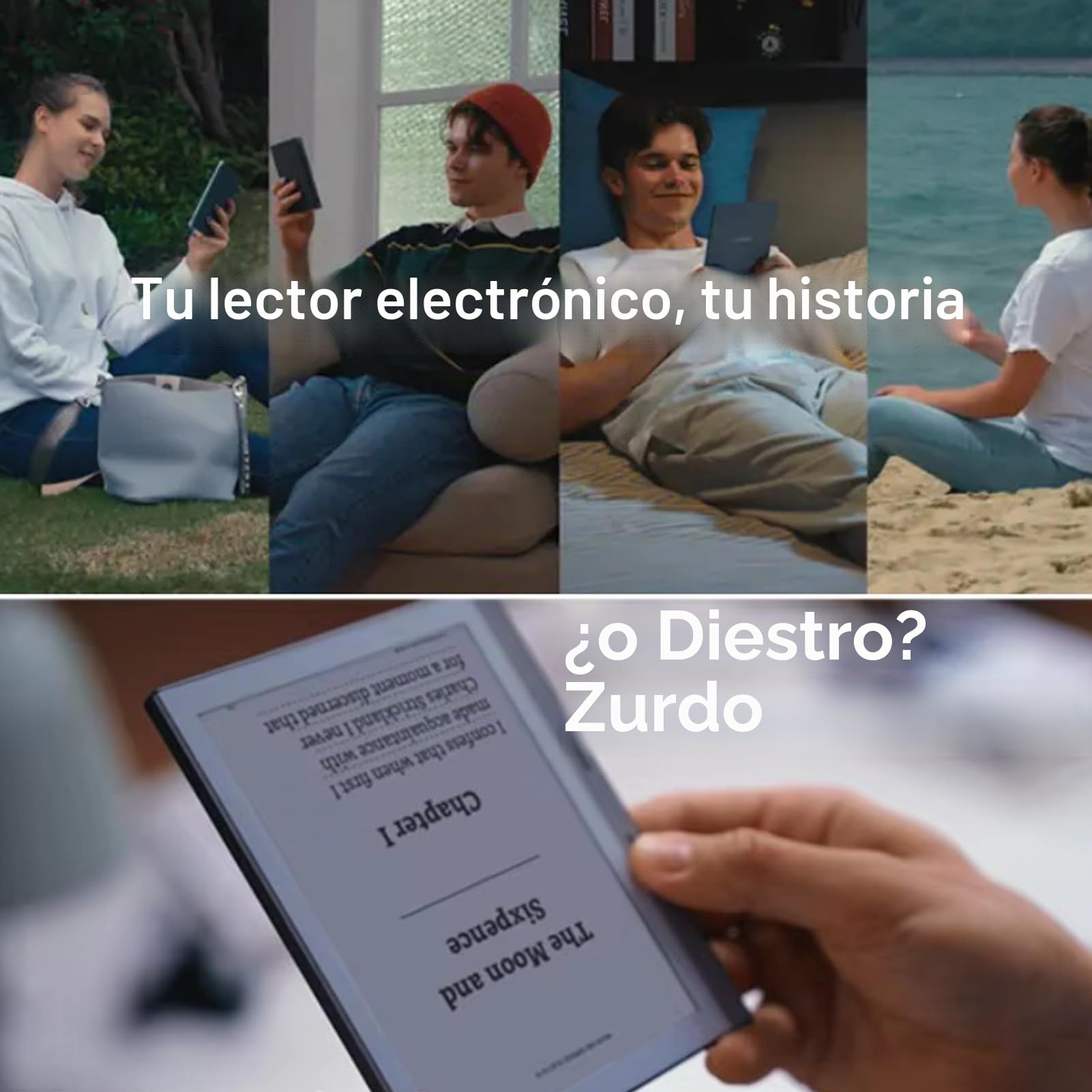 E Reader, Lector de Libros Electrónicos con Pantalla Táctil HD de 5.76 con WiFi y Bluetooth, 1 GB RAM 32GB ROM 198ppi E Tinta Tableta con Micro Storage Card Slot, para Android