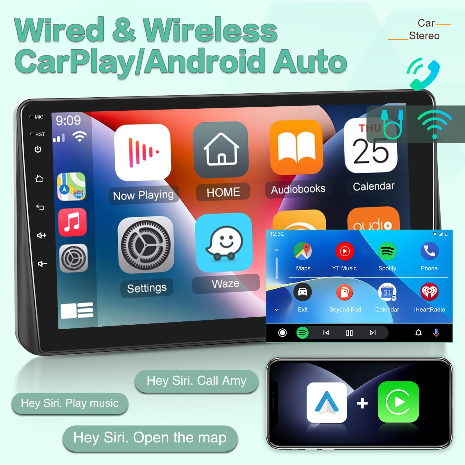 Radio UGAR Android 13 Para Mazda 3 2020-2021 - Pantalla 10", GPS, DAB+, 8GB RAM