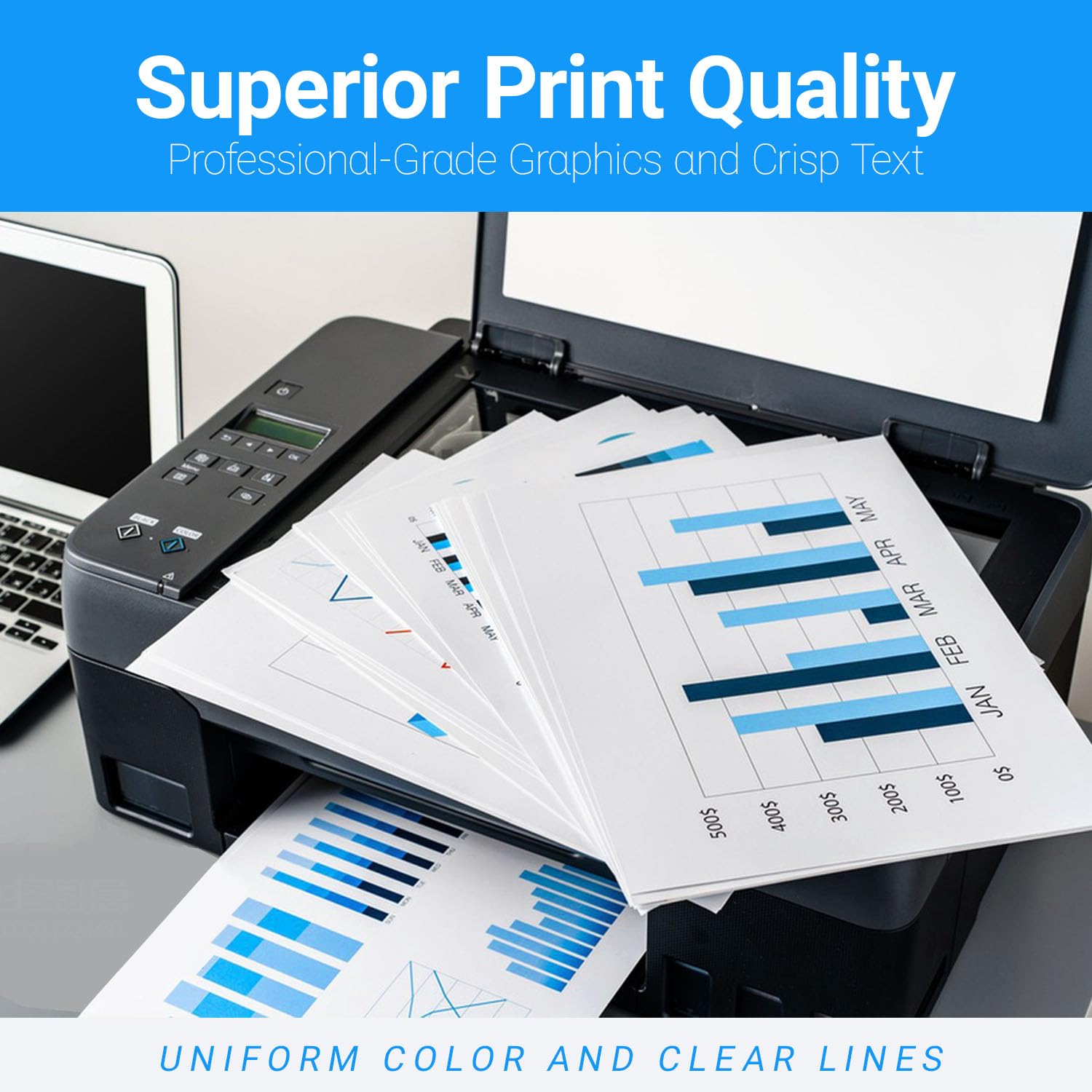 LCL 746 746XL PBK ad alta capacità da 300-ml Cartuccia d'inchiostro | Sostituzione per HP 746 P2V82A Compatibili con HP DesignJet Z6 Printer HP DesignJet Z9+ Printer (1-Pack)