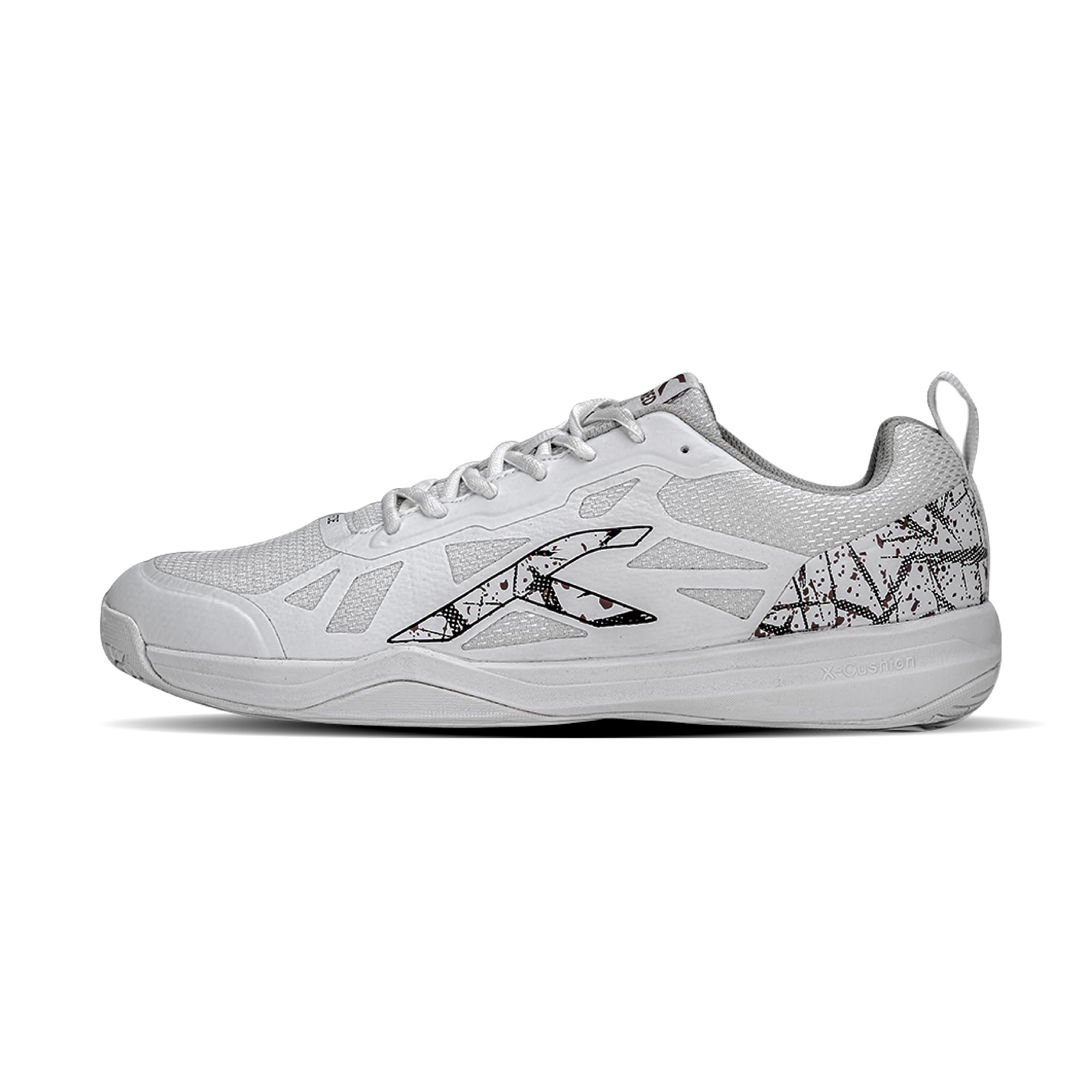 HUNDRED BLADE Unisex-Adult Badminton Shoes 46 EU WHITE/BLACK