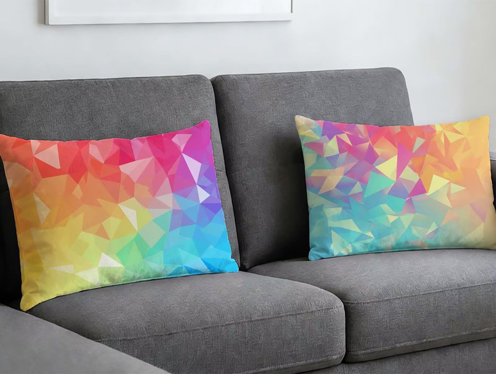 Taie oreiller 40x70 lot de 2 en velours géométrique pour un confort absolu