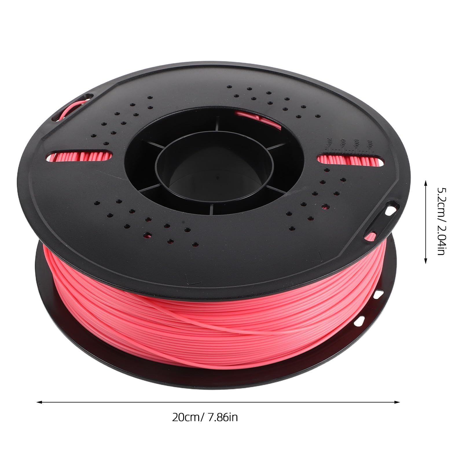 WOONEKY Pla 3d druckfilament 1,75mm Spule 1kg Rosa für Nahtloses Drucken und Präzise Miniaturdrucke mit Hoher Maßgenauigkeit