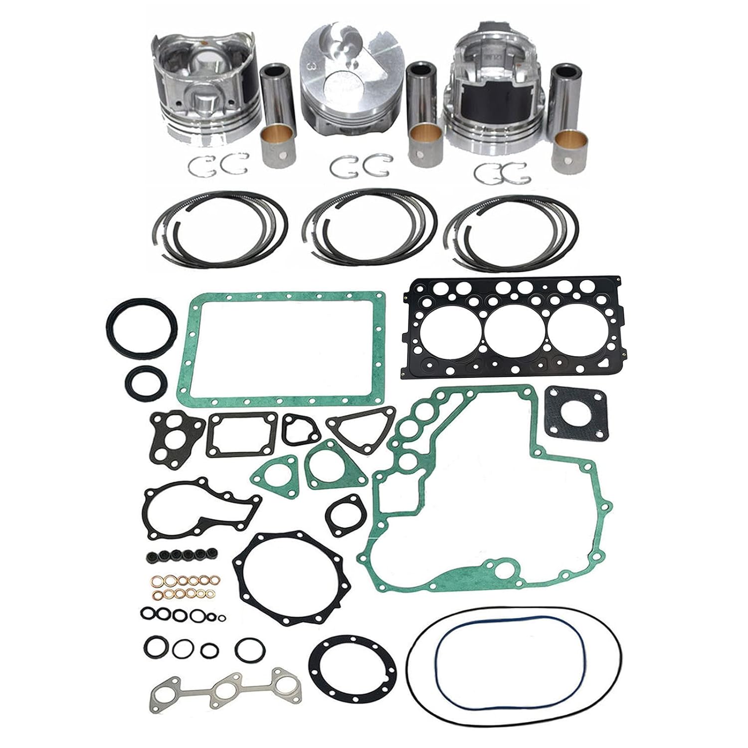 WSbaodan D722 Overhaul Rebuild Kit Compatible with Kubota