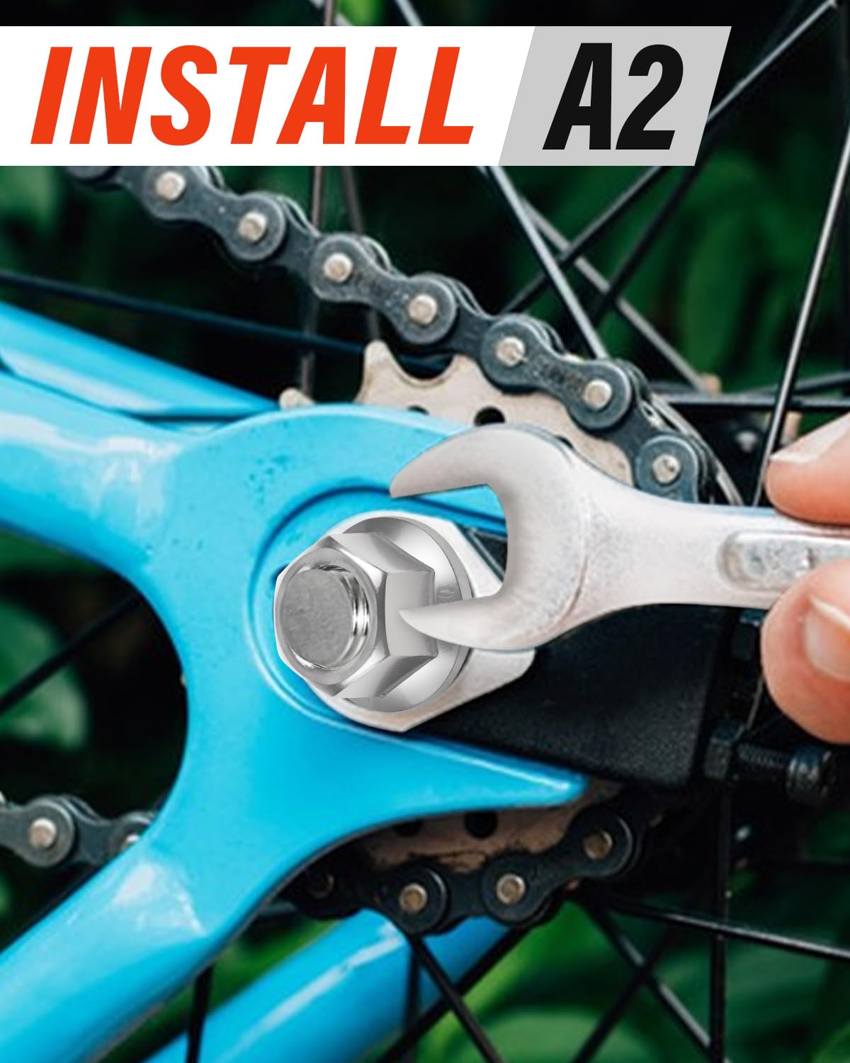 Dadi Di Bloccaggio Esagonali Flangiati 1/4-20, In Acciaio Inox - Foto 8