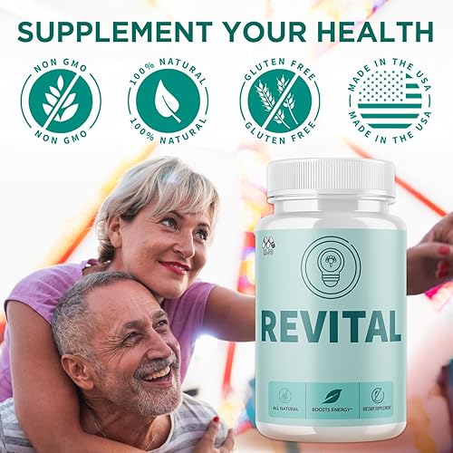 Miniatura 6 de Revital Capsules, píldoras oficiales de apoyo Revital con todos los ingredientes naturales, suplemento de fórmula avanzada para salud y bienestar