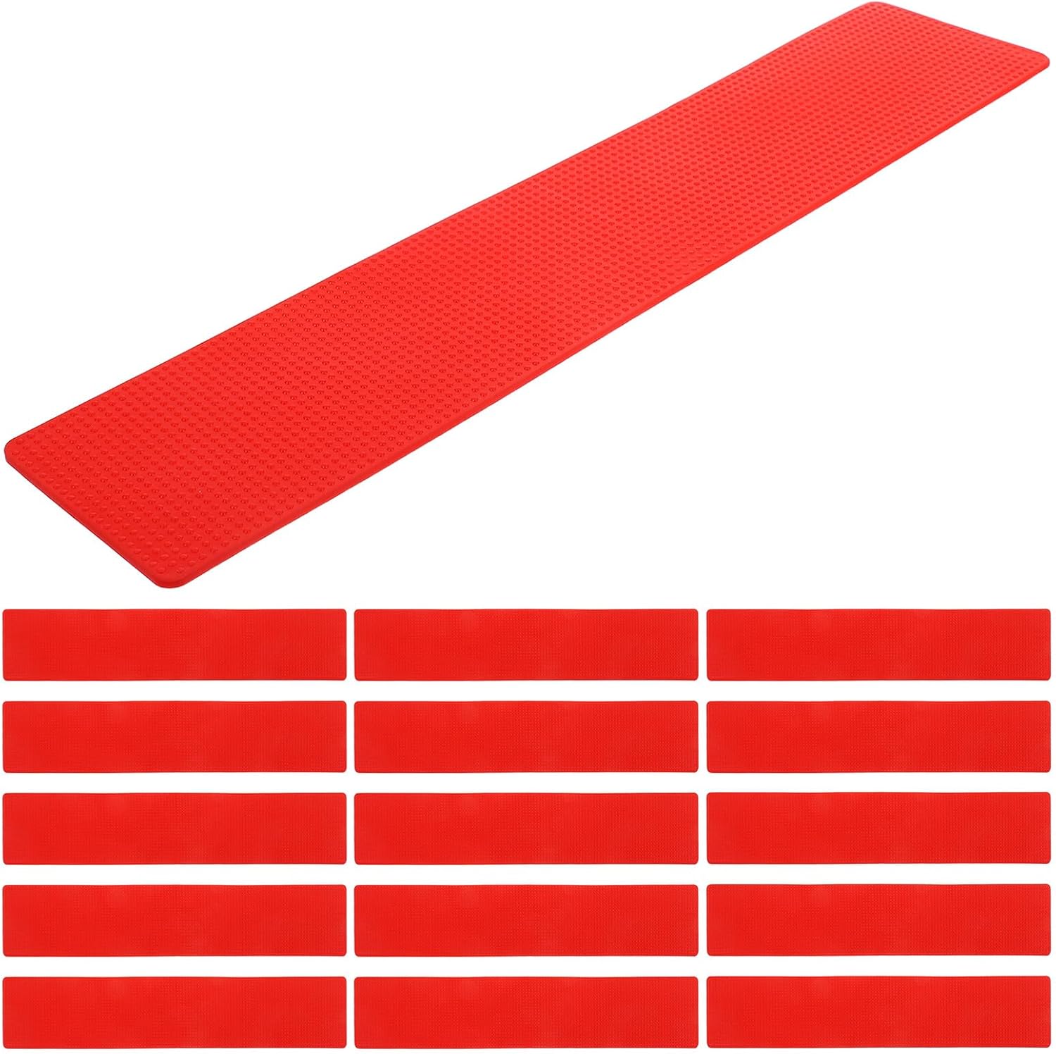 Homoyoyo 16pcs Tennis Court Spot Marker Set Red Flat Training Sports Field Marking Discs Portable Outdoor Court Marking Equipment for Backyard and Park Use