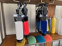 Vista 7 de VinBee 20 ganchos de lavandería con clips de plástico superfuerte para el hogar, viajes, ganchos giratorios para colgar en el armario, abrazaderas