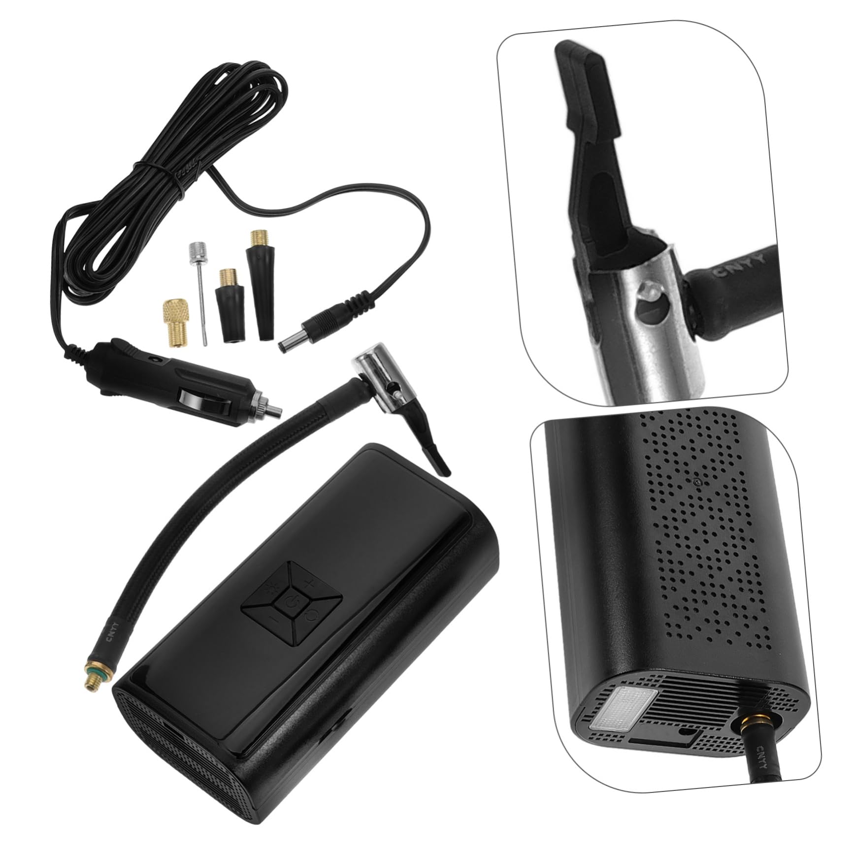 Cabilock Inflador De Neumáticos Portátil Bomba Eléctrica para Coche Bicicleta Inflables Rápido y Práctico Uso Casa Coche o Inflables