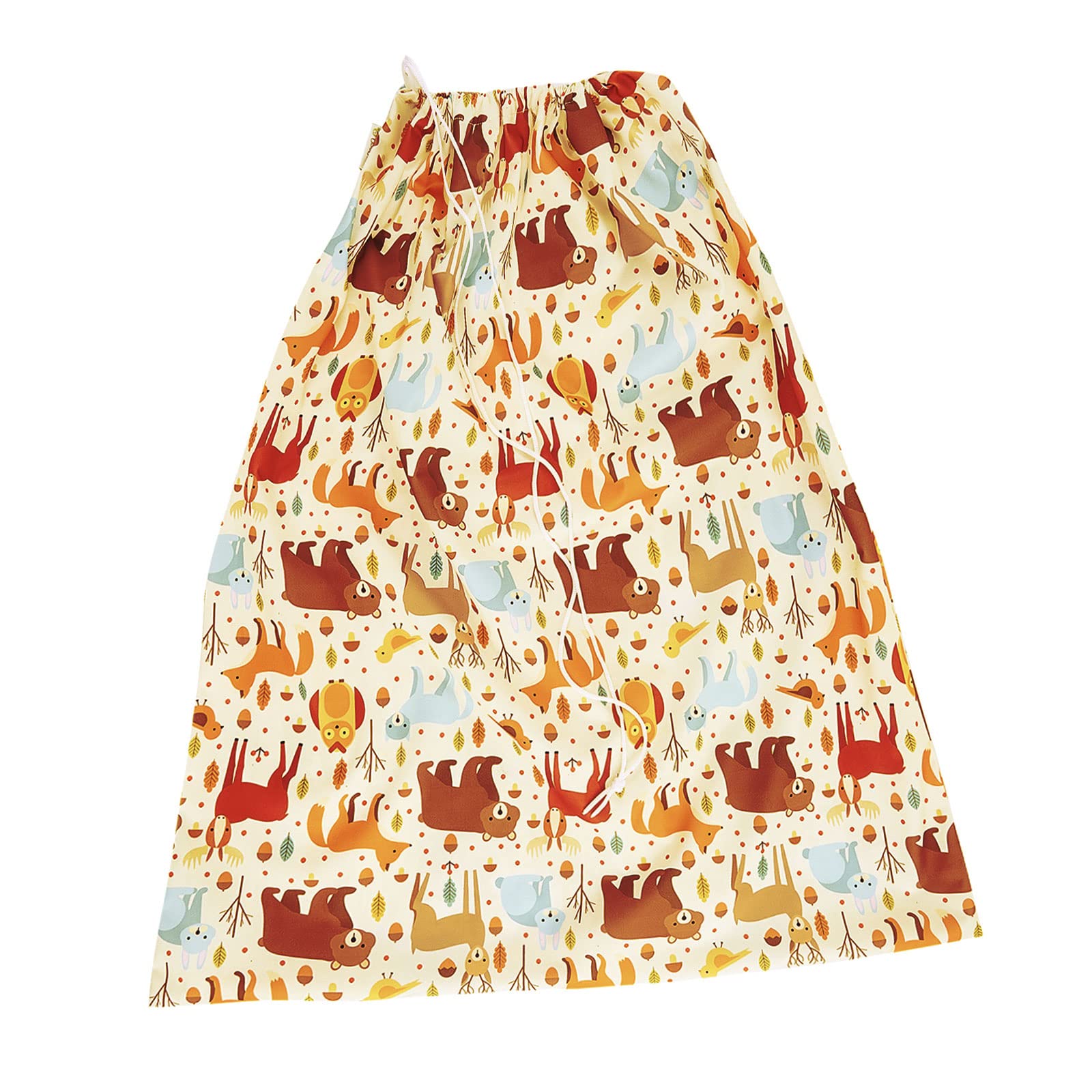 OsoCozyCloth Diaper Pail Liner - Reusable, Washable, Waterproof Wet Bag with Drawstring. Excellent for Diaper Pails, Garbage Cans, Laundry, Recycling and Storage - Forest Critters