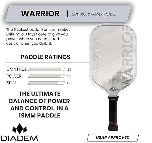 Miniatura 10 de Diadem Warrior - Paleta de pickleball