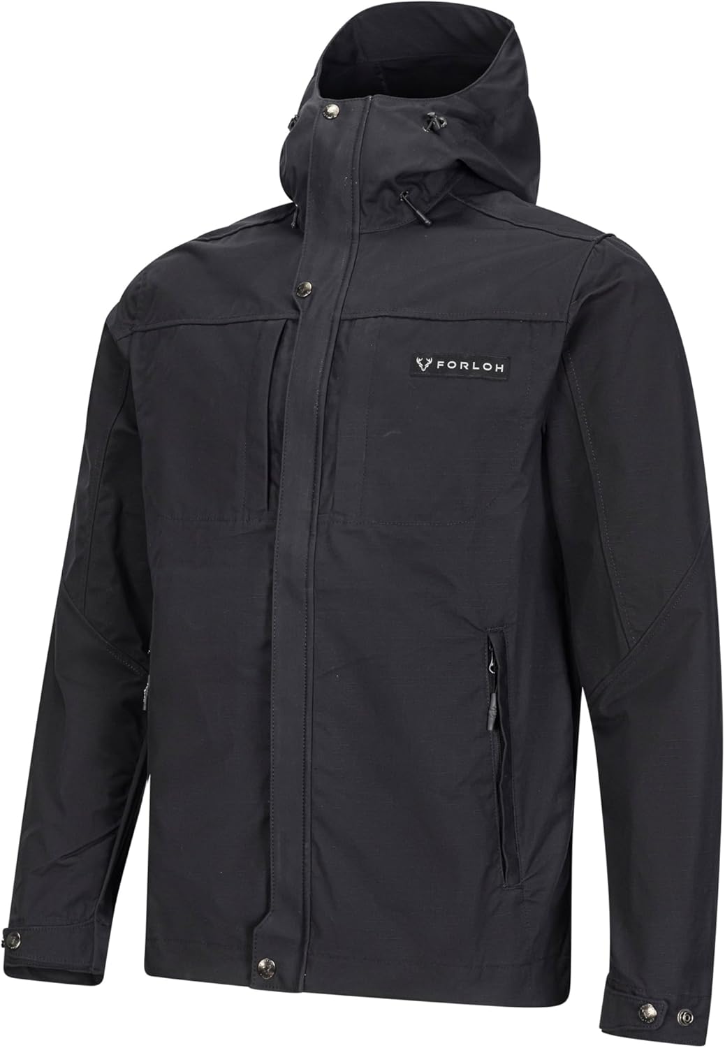 FORLOH Men’s BTM Pro Wax Cotton Jacket – Upland Brush Jacket | Water Repellent | Hunting, Hiking | Wax Ripstop Fabric