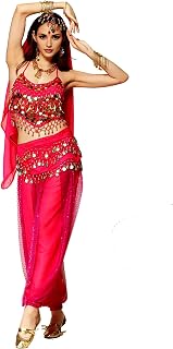 Disfraz de danza del vientre de la India para mujer, disfraz profesional de princesa árabe para carnaval, Halloween
