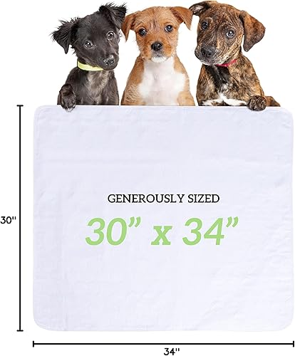 Miniatura 7 de Almohadillas lavables para usar como almohadillas de cama de incontinencia, almohadillas reutilizables para mascotas, ideales para perros, gatos,