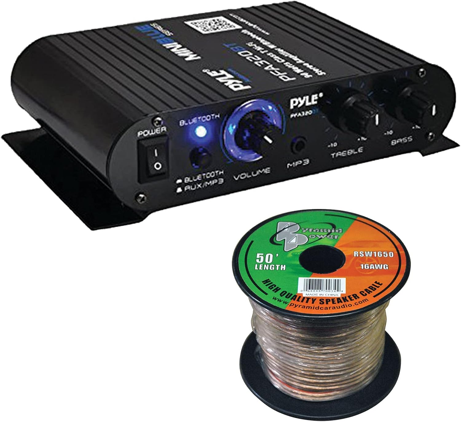 Pyle PFA330BT 2Channel 90 Watt Max Power Bluetooth AUX