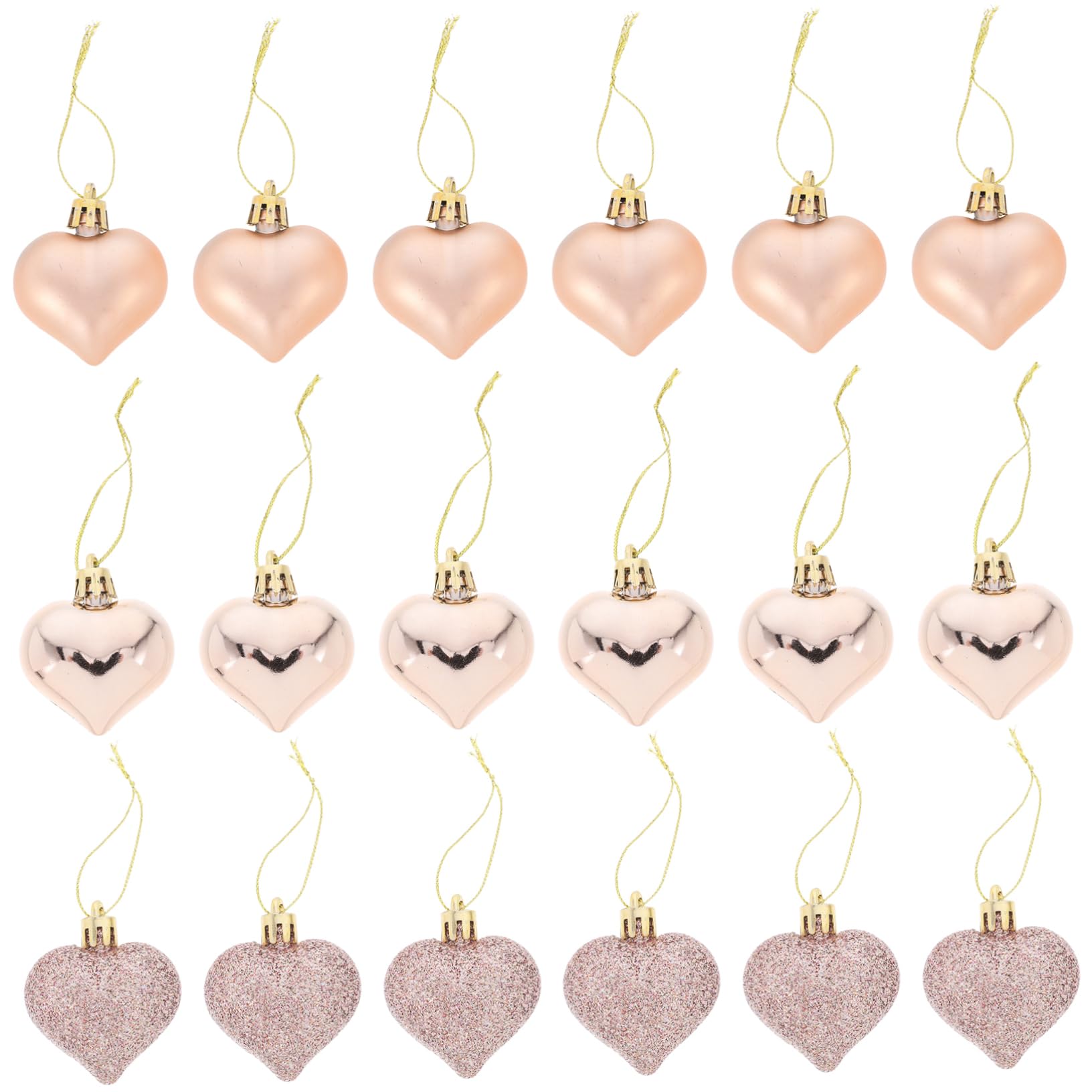 Alipis 5 Sätze 5 Sets Valentinstag Dekoration Behänge Weihnachtsschmuck Weihnachts Mittelstücke Weihnachtsdekoration Weihnachtsschmuck Weihnachtsbaum Valentinstag 24 Stück * 5