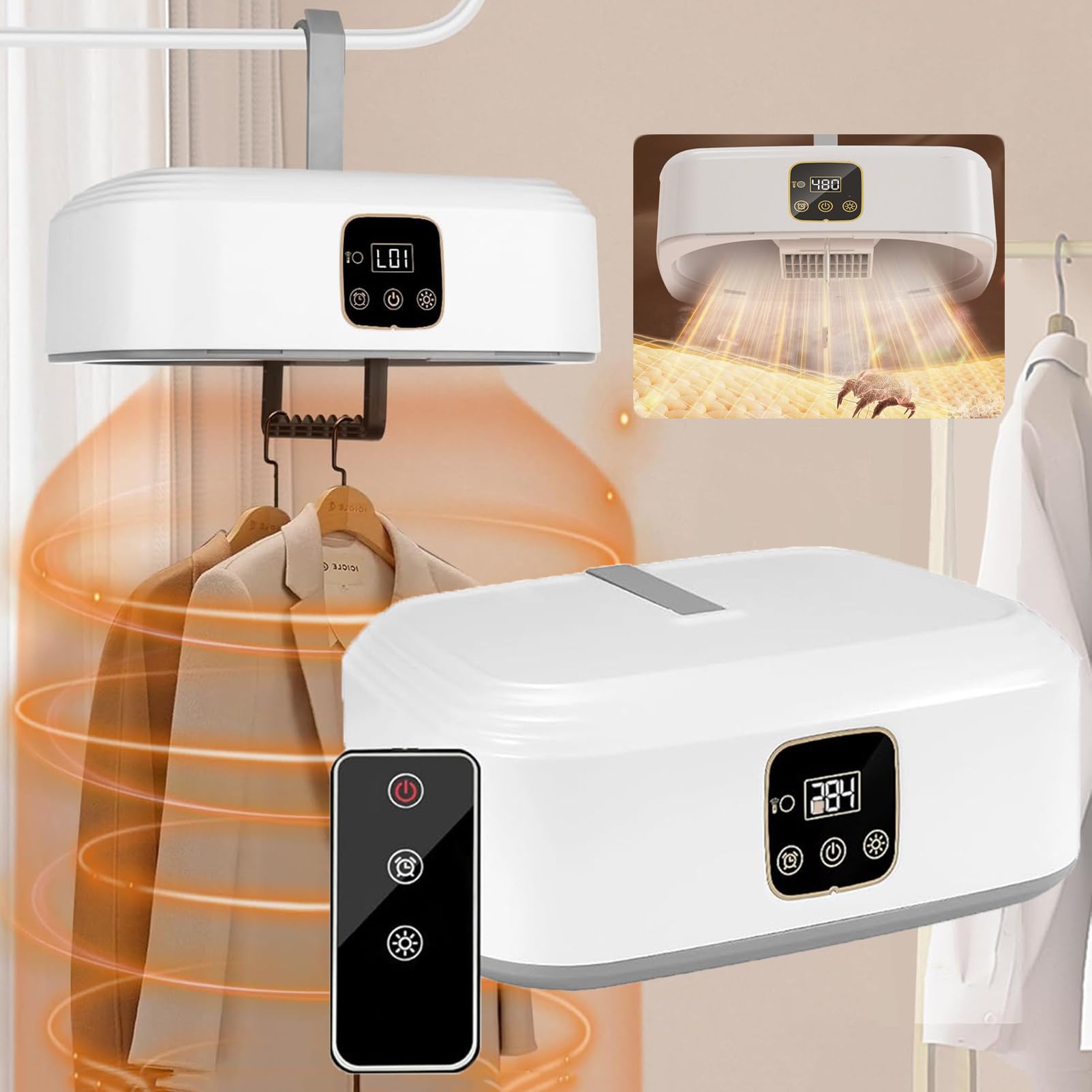 Secadora De Ropa PortáTil, Mini Secadora, Secadora Colgante Para Apartamentos, PequeñA Secadora EléCtrica Plegable Para Prendas Delicadas, Ropa Interior, Ropa De Bebé