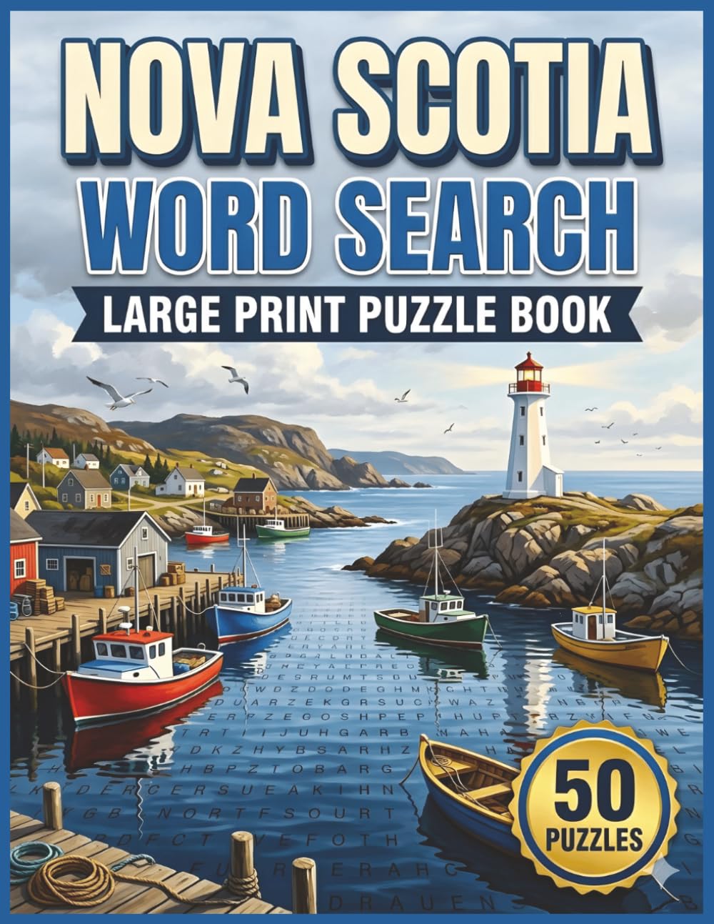 Nova Scotia Word Search: 50 Puzzles Celebrating Maritime History, Coastal Landscapes, and Atlantic Canadian Culture