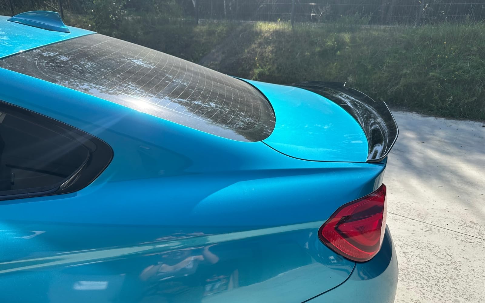 MpTuned F32 PSM Style Spoiler posteriore nero lucido 4 pezzi 2014-2019 Coupe 420i 428i 430i 435i 440i