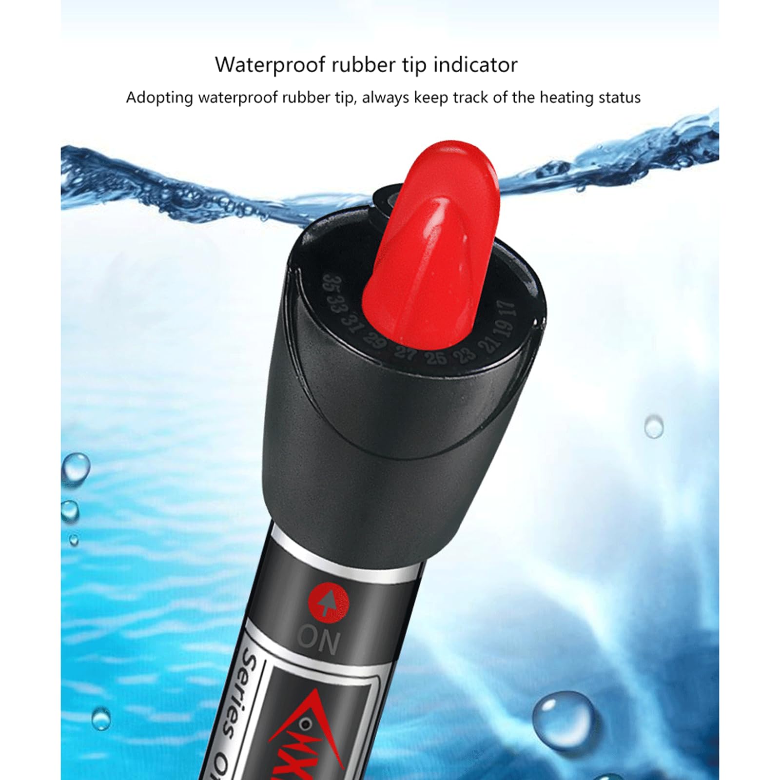 Asta riscaldante per acquario, in acciaio inox, termostato automatico antideflagrante, 50 W (200 W)