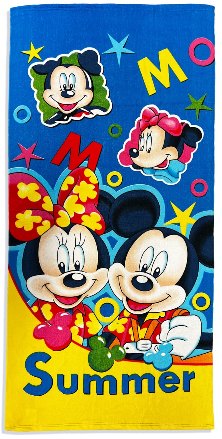 Serviette poncho à capuche Minnie Mouse rouge et blanc pour la sortie de bain des enfants
